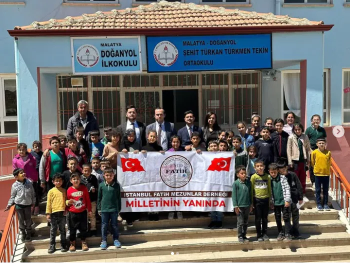 Doğanyol’da öğrencilerle buluşma