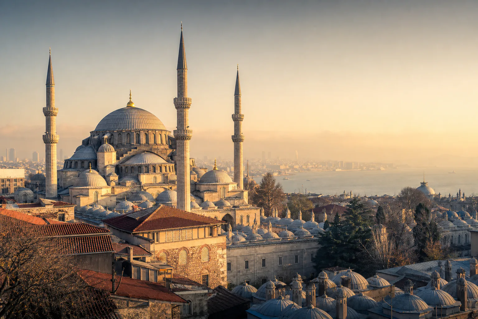 Süleymaniye Camii ve tarihî yarımada silueti